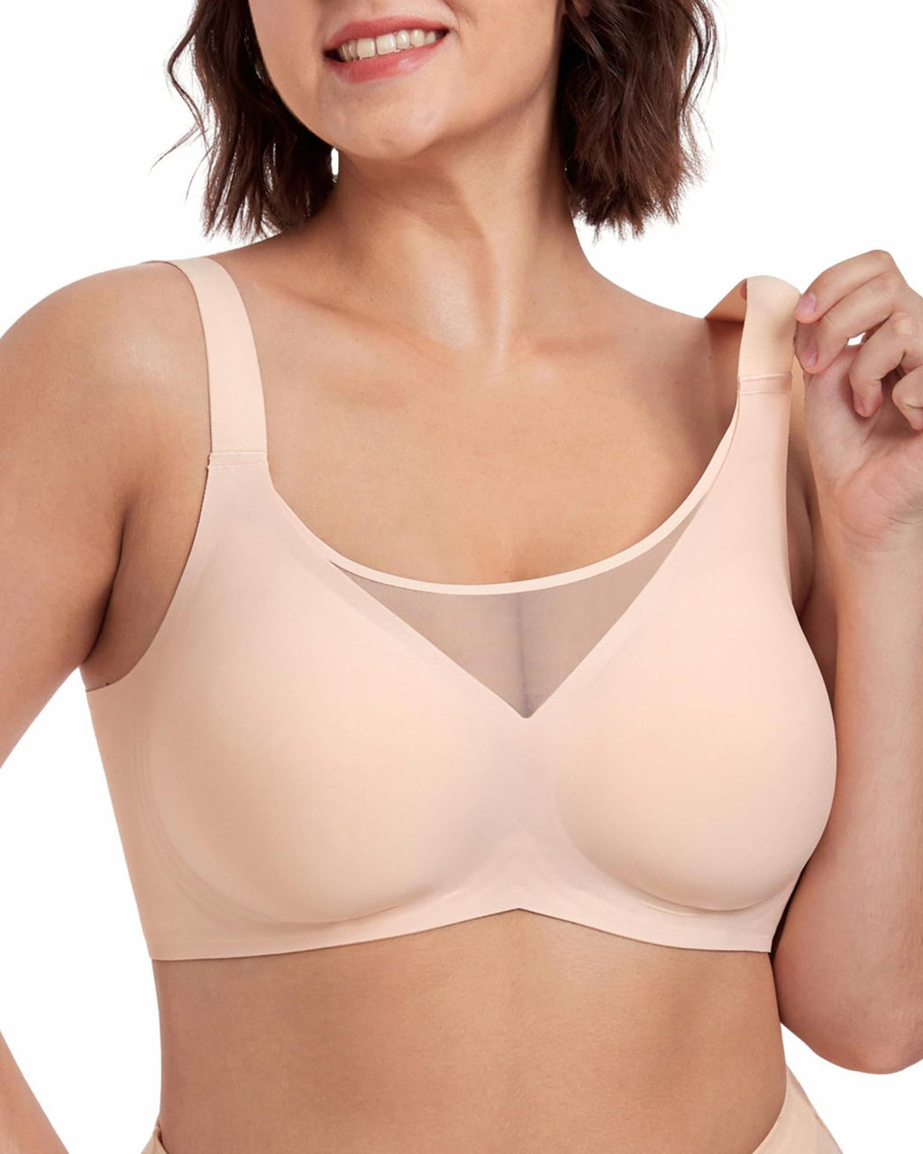 Seamless Wireless Minimizer Bra comfortable