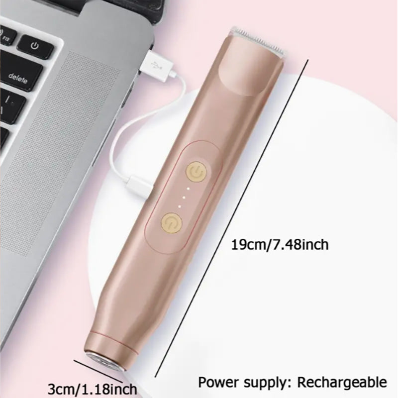 Dual Head Electric Body Shaver digital style