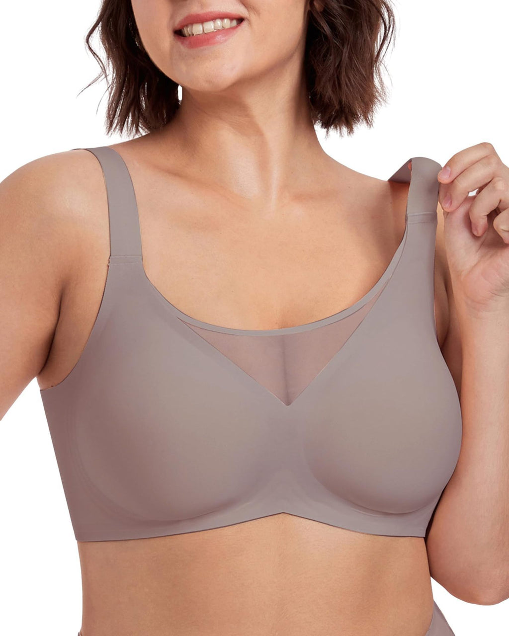 Seamless Wireless Minimizer Bra comfortable