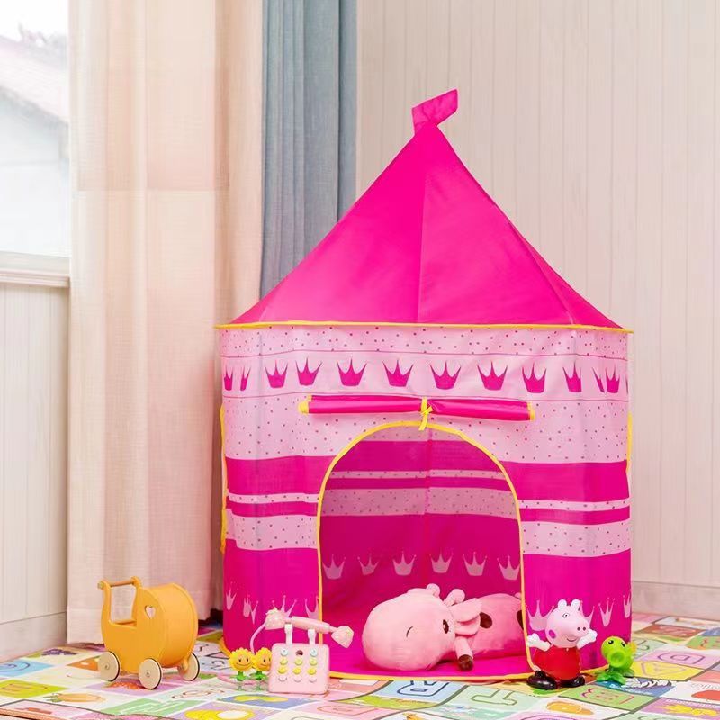 Children Princess Castle Play Tent with dolls