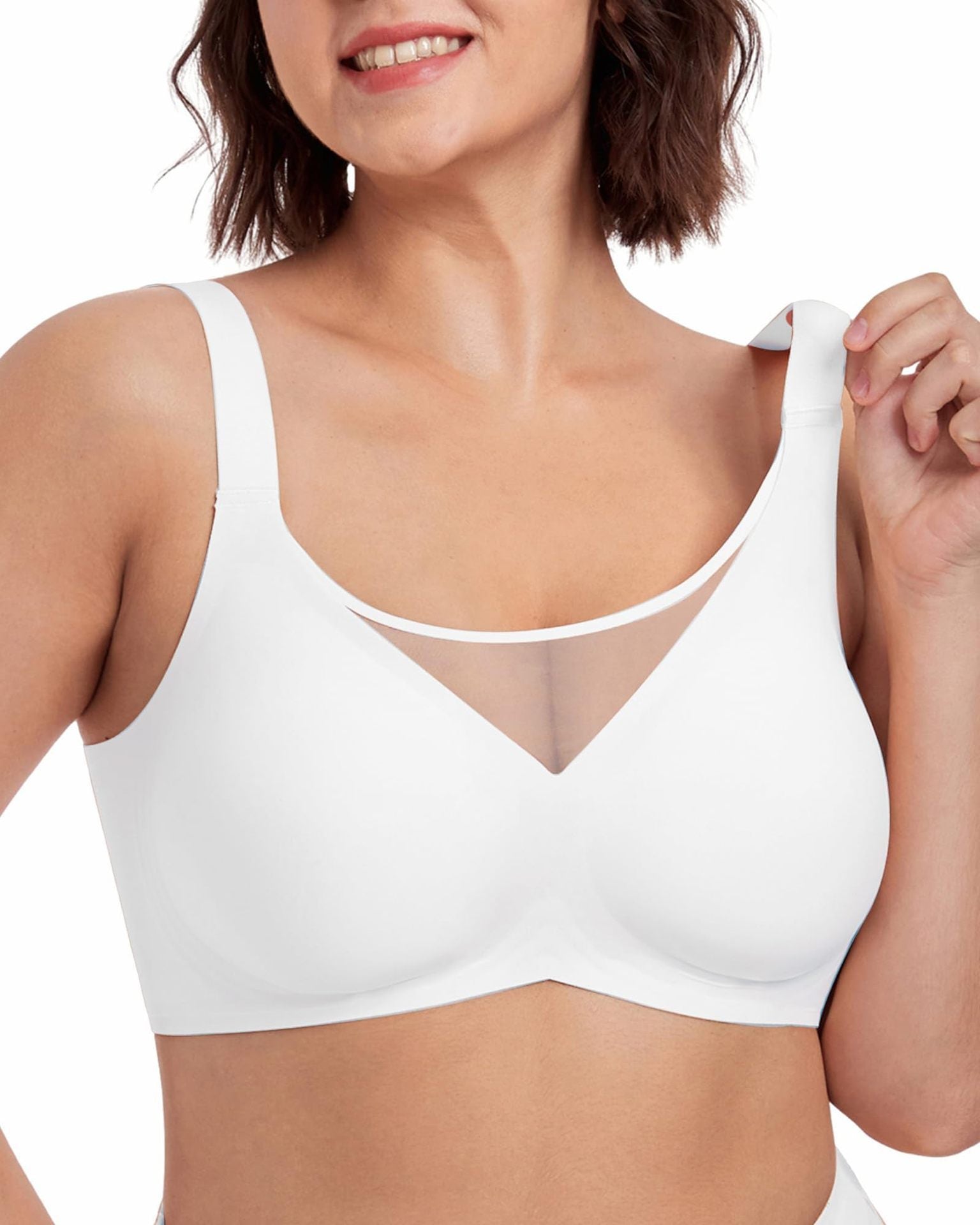Seamless Wireless Minimizer Bra comfortable