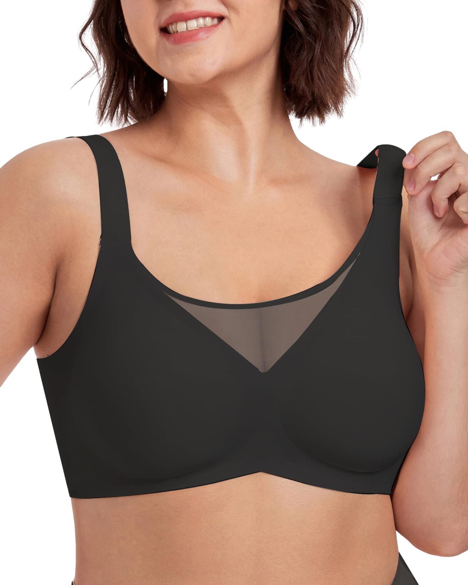 Seamless Wireless Minimizer Bra comfortable