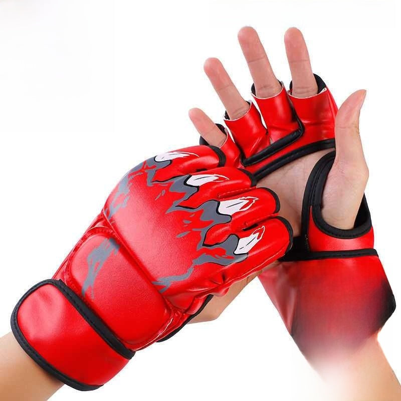 Boxing Gloves for Training Half-Finger Design