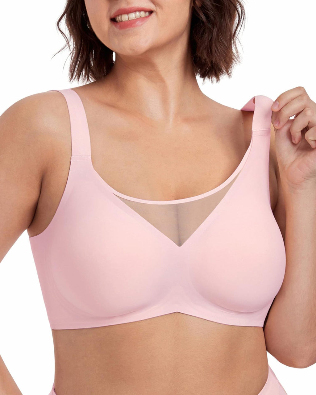 Seamless Wireless Minimizer Bra comfortable