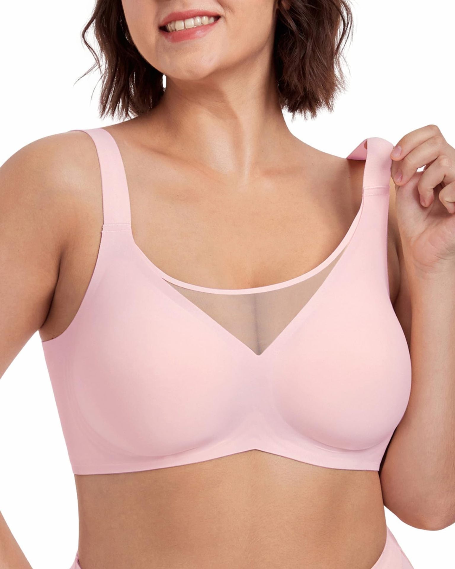 Seamless Wireless Minimizer Bra comfortable