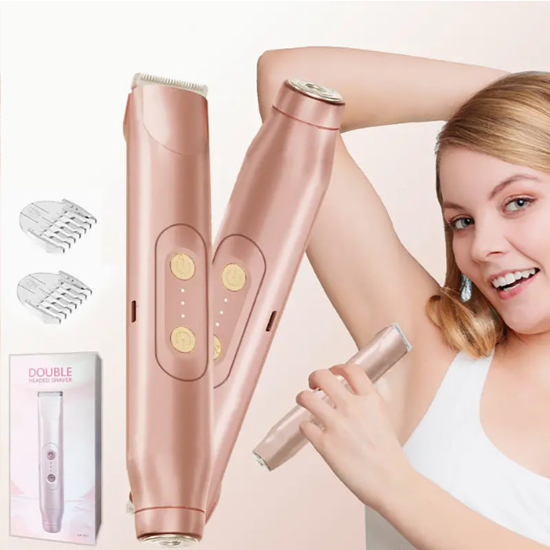 Dual Head Electric Body Shaver digital style