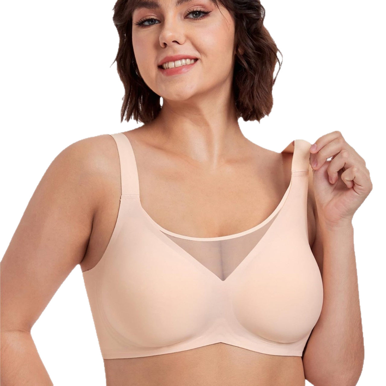 Seamless Wireless Minimizer Bra comfortable
