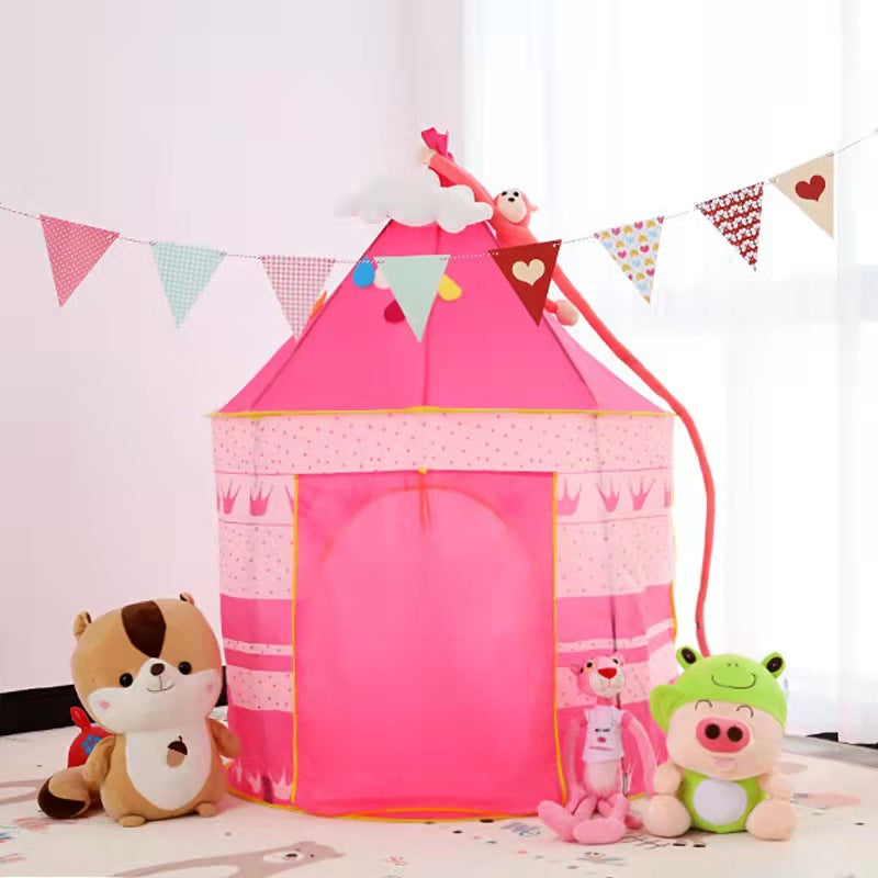 Children Princess Castle Play Tent with dolls