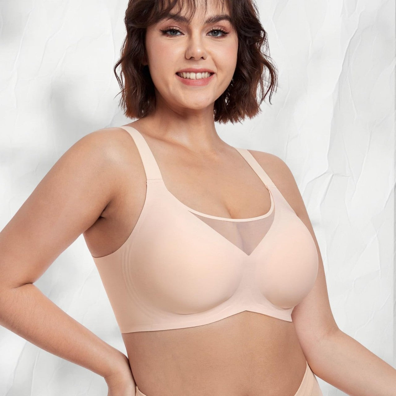 Seamless Wireless Minimizer Bra comfortable