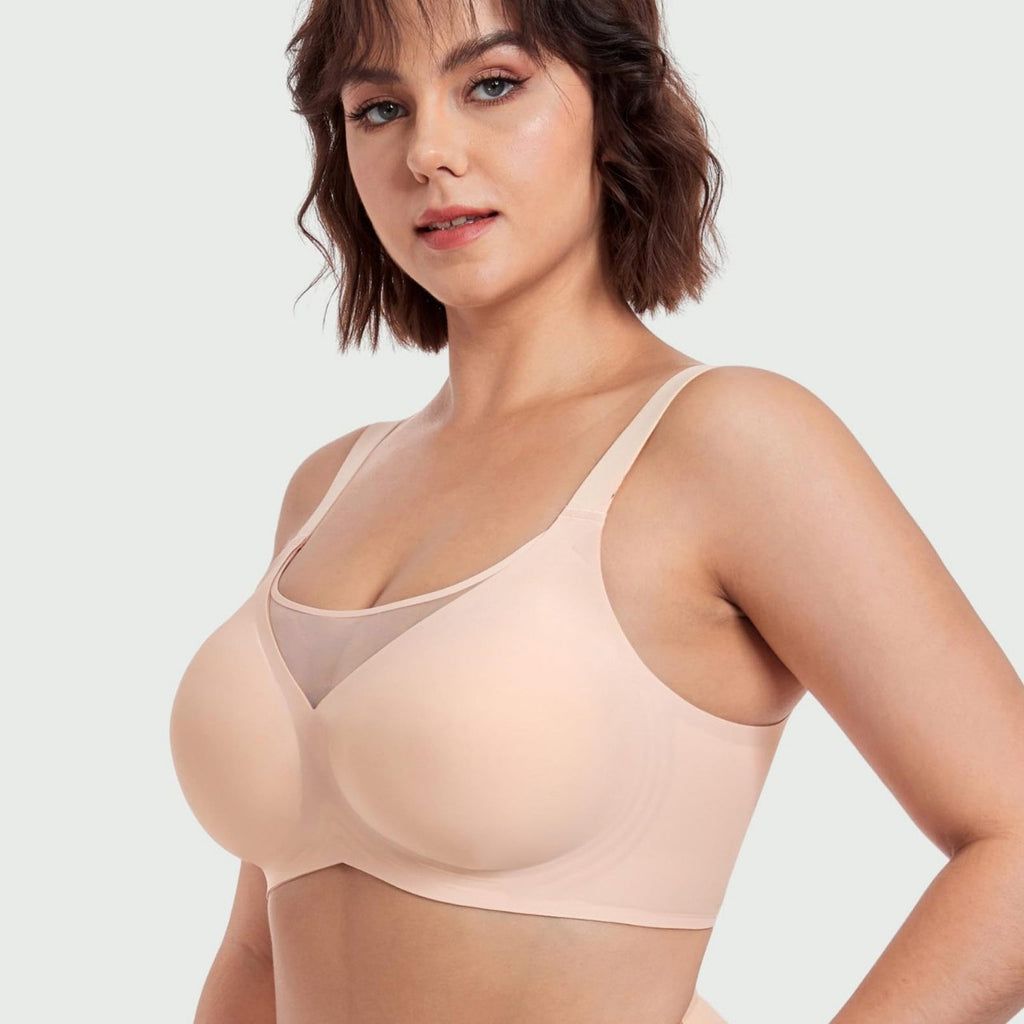 Seamless Wireless Minimizer Bra comfortable