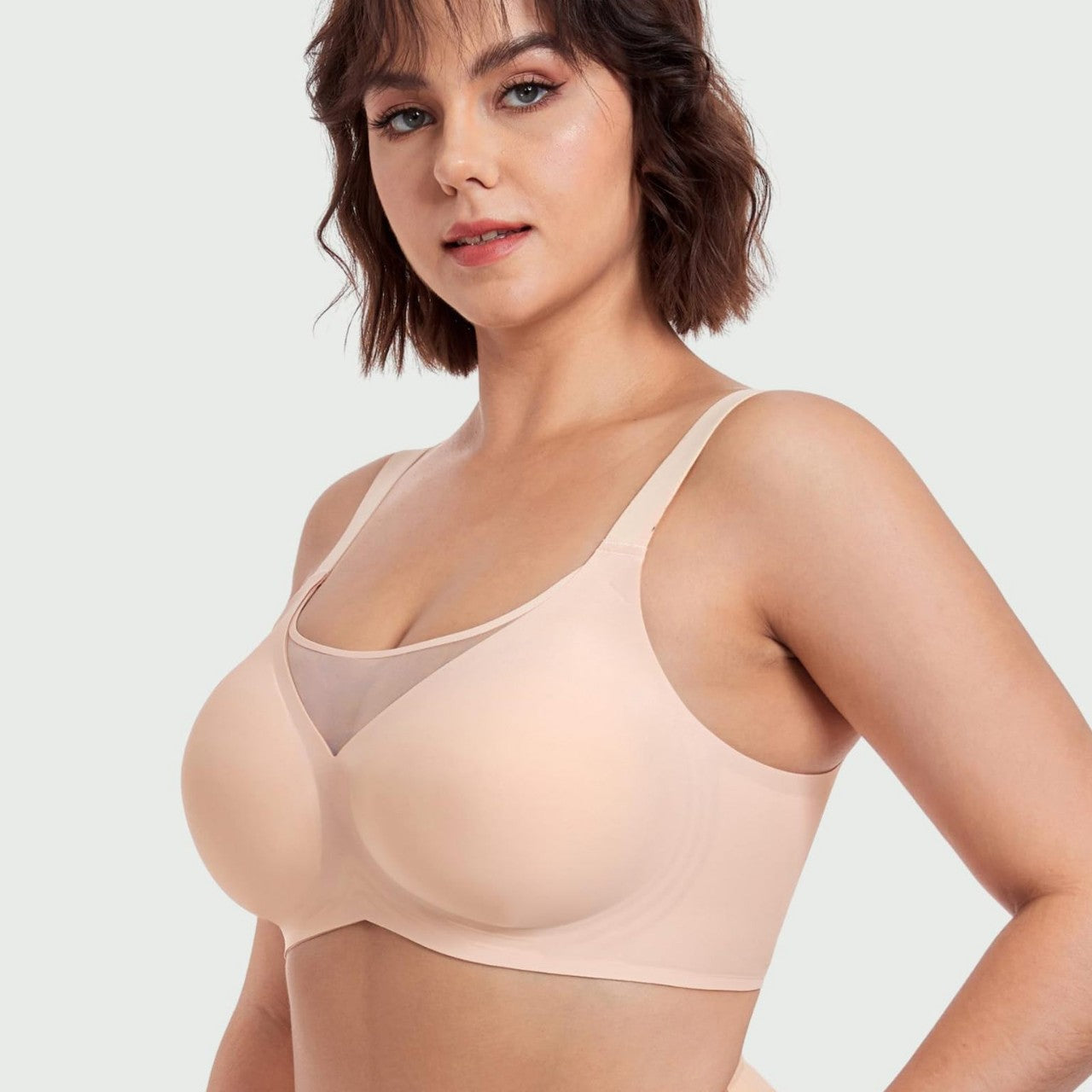 Seamless Wireless Minimizer Bra comfortable